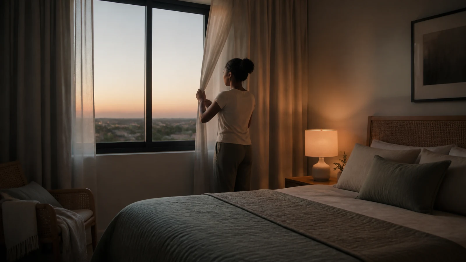Mieux préparer son sommeil : scène de prévention quotidienne